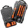 Generic Kit di cacciaviti di precisione 117 in 1, punte Torx Triwing per riparazione occhiali per computer portatile arancione