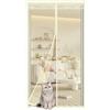 XRXDSY Zanzariera Magnetica per Porte 185x240cm,Rete Fine Tenda Zanzariera Magnetica Porta,Tenda Zanzariera Porta con Totalmente Calamita per Porte d'Ingresso,Porte, Cortili,Beige