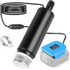 CPROSP Pompa Sommergibile Portatile, Compatibile con Batteria Bosch PBA da 18 V (Senza Batteria), 30L/min Pompa di Trasferimento, per Piscina, Giardino, Acquario, Stagni, Campeggio