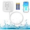 KERUI Sensore Livello Acqua WIFI, Rilevatore Perdite Acqua Tubi con Cavo Sonda Esteso e Staccabile da 105 cm, Rilevatori di Acquada 100 dB con App Tuya, 3 Tipi di Rilevamento per Casa, Cucina con Batteria