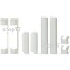 Generic 8pz - Copertura per cerniere compatibile ferramenta MACO per finestre e porte finestre in pvc - BIANCO