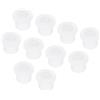 QUARKZMAN 10pz Occhielli in Gomma Diametro Montaggio 12mm ID 7,5mm H 12mm Guarnizioni Trasparenti Protezione Passacavi in Gomma per Cavi Tubi