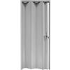 Decor Space Decorspace Porta a soffietto Luciana da Interno 88,5 x h 214 cm in PVC Made in Italy Grigio Tinta Unita
