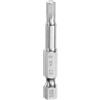 QUARKZMAN Punte per Cacciavite Chiave Esagonale 4mm (H4) Metrico 1/4 Attacco Esagonali 50mm (2) Punta Magnetica Lunghe Acciaio S2 Punta per Trapano Piatta Grado Industriale per Viti
