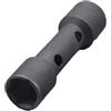 Obotsnoi Chiave a bussola a doppia testa solida 16 18 mm con design antiscivolo per candele di ricambio per moto Chiave a bussola a doppia testa