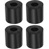 Generic 4 distanziatori in gomma da 4 cm, diametro esterno 1,6 cm, diametro interno 4 cm, spessore 4 cm, in neoprene, rotondi, antivibrazioni, isolanti, rondelle in gomma, boccole per accessori per