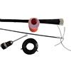 SCIABORDI ROTOBRUSH PELLET- KIT PULIZIA STUFE E CALDAIE A PELLET FAI DA TE E GIUNTO ASPIRA FULIGGINE ROTAZIONE CON TRAPANO 6/9/12/15 metri - PULIZIA TUBI da 80 a 130 mm -Bloccaggio aste con vite trasversale