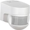 VEMER VE213500 SENSOR 200 - Sensore di Movimento a Infrarossi da Parete, Rilevatore Presenza 200°, Portata 12 m, Testa Orientabile, IP55, Alimentazione 230V, Bianco