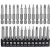 Generic Set di punte magnetiche per cacciavite a forma speciale, 13 pezzi, Phillips/scanalatura/tipo U/Y-Type/triangolo/croce interna/3 punti 1/4 Hex Shank 2 lunghezza punte per trapano elettrico
