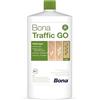 Bona Traffic GO Ultra Matt - Vernice per pavimenti in legno 2K a base d'acqua, con indurente integrato, 1 litro