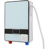 chennnls Scaldacqua istantanea elettrico con doccetta, 6500 W, per bagno e cucina, touch screen LED, temperatura costante 30-55°C, montaggio a parete
