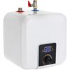 SOPERIT Scaldabagno elettrico da 8 l, con display a LED, 1500 W, 0-65 °C/32°F-149°F, montaggio a parete, piccolo scaldabagno istantaneo