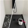 PAVIMENTO MODERNO KIT Rivestimento Piatto Doccia Estensity Quartz Mini - Minerale 1mm | Primer Integrato | Grip Antiscivolo Regolabile | Copre fino a 1,5 m² | 100% Made in Italy (Space Black)