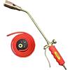 JJIAGOLD Torcia a propano per costruzione a membrana SBS, torcia a propano multiuso con fiamma regolabile (per coperture, grigliate e sbavature) (modello 30 (doppio interruttore)