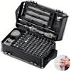 Generic Set di cacciaviti di precisione 115 in 1 con Torx Triwing Phillips, mini kit di riparazione per computer, occhiali, orologi, Ring Doorbell, elettronica, grigio