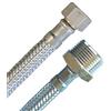 H2O-Flex Tubo corazzato 3/8ÜM x 3/4AG (DN8) per Beve o Acqua commerciale - 2,00m / 2.000mm