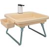 Tonysa Lavello Elettrico Portatile da Campeggio - Stazione di Lavaggio per Campo all'Aperto, Lavabo Mobile con Pompa dell'Acqua, Rubinetto Spray in PP da 1200 MAh per Lavastoviglie da Viaggio per