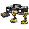 Dewalt DCK266P2T-XE 18V XR Li-Ion 2pc Kit combinato - 5.0Ah include DCD796 & DCF887 in TSTAK - (prodotto AU)
