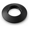 TYGERIX® Rosone Coprimuro Nero in Silicone per Tubi da 60 mm | Rosetta Flessibile Copriforo da Muro per Canna Fumaria di Stufe a Legna, Pellet e Caldaie | Altissima Resistenza al Calore | Il Top