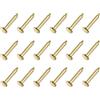 METALLIXITY 200pz Piccoli Chiodi 1.2x6mm Materiale Chiodi Dorato | Carbonio Acciaio, per Famiglia Lavorazione Legno, Piccoli