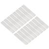 PATIKIL 16pz Aria Compressore Valvola Piastra Metallo Rimpiazzo 10mmx47mm | Accessorio, per Compressore Aria
