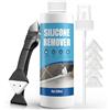 Allony Rimuovi Silicone, Sciogli Silicone, Rimuovi Silicone Indurito | Togli Silicone, Raschietto Silicone, Rimuovi Colla per Cucine, Bagni Lavandini Vetro Doccia Vasca Piastrelle, 200ML