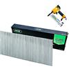 Partenopeautensili® Chiodi in stecche per sparachiodi chiodatrici elettrica o pneumatica graffettatrici doppia funzione con spara chiodi a testa piatta Scatola con 5000 pezzi by jbm (25 mm)