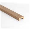 Bildershop-24 Set di 3 canaline passacavi per pannelli da parete Dekowa in rovere naturale, 252x5,1x2,2cm