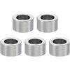 PATIKIL 5pz M5 Distanziali in Acciaio 5,1mm ID x 8mm OD x 5mm L 1/5 M5 | Inossidabile, Distanziatore Metallico Acciaio Inossidabile, Stainless Steel Spacer Vite Rotondo, per Bulloni a Vite