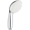 GROHE Tempesta Manopola Doccino Doccia (1 getto Rain fisso, SpeedClean anticalcare), Cromo, 27923001