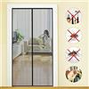 KASART ZANZARIERA IN POLIESTERE PER PORTE CON MAGNETI cm 120 x 250 - col. grigio KASART
