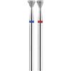 ZHLWei 2 pezzi/set punte da trapano for unghie strumento for rettifica for manicure elettrico for rimozione cuticole fresa diamantata