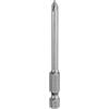 QUARKZMAN #1 Punte Cacciavite Phillips PH1 1/4 Gambo Esagonale 3 (75mm) Lungo Acciaio S2 Magnetiche Inserti per Avvitatore per Cacciavite Elettrico Punte Trapano 0.177 (4.5mm) Asta