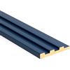 Bildershop-24 Listello di finitura per pannelli da parete Dekowa in blu scuro, 252x10,7x1,5cm