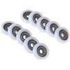 TANGSIYANG Rotelle Box Doccia 10 PZ Porta Della Doccia Rullo Runner Ruote Bagni con doccia Cabine Puleggia Corridori di Casa Hardware 19/23/25mm diametro della ruota(23mm)