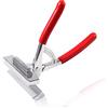 Generic Pinze da 20,3 cm con manico rosso imbottito a molla, strumento per disegnare pittura con ganascia seghettata allargata per allungare morsetto arte pittura a olio