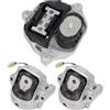 YEOPGYEON Set di supporti motore motore - Compatibile con Audi A4 2009-2012, A4 Quattro 2009-2016, A5 2010-2012, A5 Quattro 2008-2009/2013-2017, 2.0L 3.2L, Sostituire # A6991HY A6991HY 91HY AA. 4920, set da 3