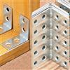 Generic 30 staffe angolari universali a L, ad angolo retto di 90 gradi, staffe fisse per mobili, accessori per telaio letto, 3 x 3 x 1,5 cm