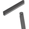 SZLXJMFL Maniglie per Mobili Bambini Distanza Fori: 128 mm, 2pz Maniglie da Cucina Moderno Alluminio Solida | Finitura Anodizzato Maniglia ad I Lunghezza:80-1200mm Maniglie per Armadio Grigio 128mm/5in
