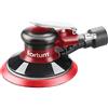 FORTUM Levigatrice a disco eccentrica pneumatica orbitale ad aria industriale da 150 mm, silenziosa, bassa vibrazione, vuoto centrale 150 mm