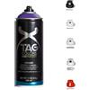 VIRSUS 1 Bomboletta Spray Vernice Acrilica per GRAFFITI Viola A048 da 400ml + 5 testine per tratti precisi e spessi, finitura opaca coprente, per street artists murales (FREEZER VIOLET)