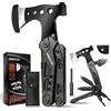 GIRIAITUS Campeggio Accessori Utili 16in1 Multitool Ascia Sopravvivenza | Idee Regalo Uomo Regali Natale con Coltello Martello Pinze Seghetto Cacciavite