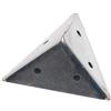 Merriway Bulk Hardware BH05100 piramide riparazione Joiner staffe brace in acciaio zincato 45 mm, confezione da 10 pezzi