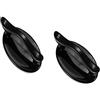 ying Maniglia Finestra, Maniglia Porta Esterna,4 Pcs Maniglia Adesiva Nero, Maniglia In Plastica Abs Per Porte e Finestre, Armadi, Cassetti, Armadi