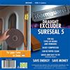 Lowenergie SureSeal Paraspifferi autoadesivo striscia in schiuma per finestre e porte (5 mm x 9 mm, rotolo da 5 m, marrone)