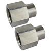 AB Tools 1/2 BSP da 1/4 BSP femmina presa di riduzione di raccordo del compressore aria 2 PACK FT034