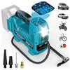 Ecarke Compressore d'Aria a Batteria per Ma-kita 18V Li-Ion, 11 bar Max, Motore Brushless con Manometro Digitale, Tubo di Prolunga e Ugello per Auto, Moto, Biciclette e Palloni - Senza Batteria