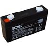 SELCO Bds Battery Agm 6v 1.3 Ah T1 - BS6-1.3