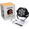 Algam Lighting IP-PAR-712-HEX Par Led 7x12W RGBWA+UV IP65