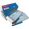 BM BeMore MOD 9 0100160 - 10 Blocchi numerati da 1 a 1000, dimensioni 13 x 6 cm, confezione da 10 blocchi colorati, Modelli /Colori assortiti